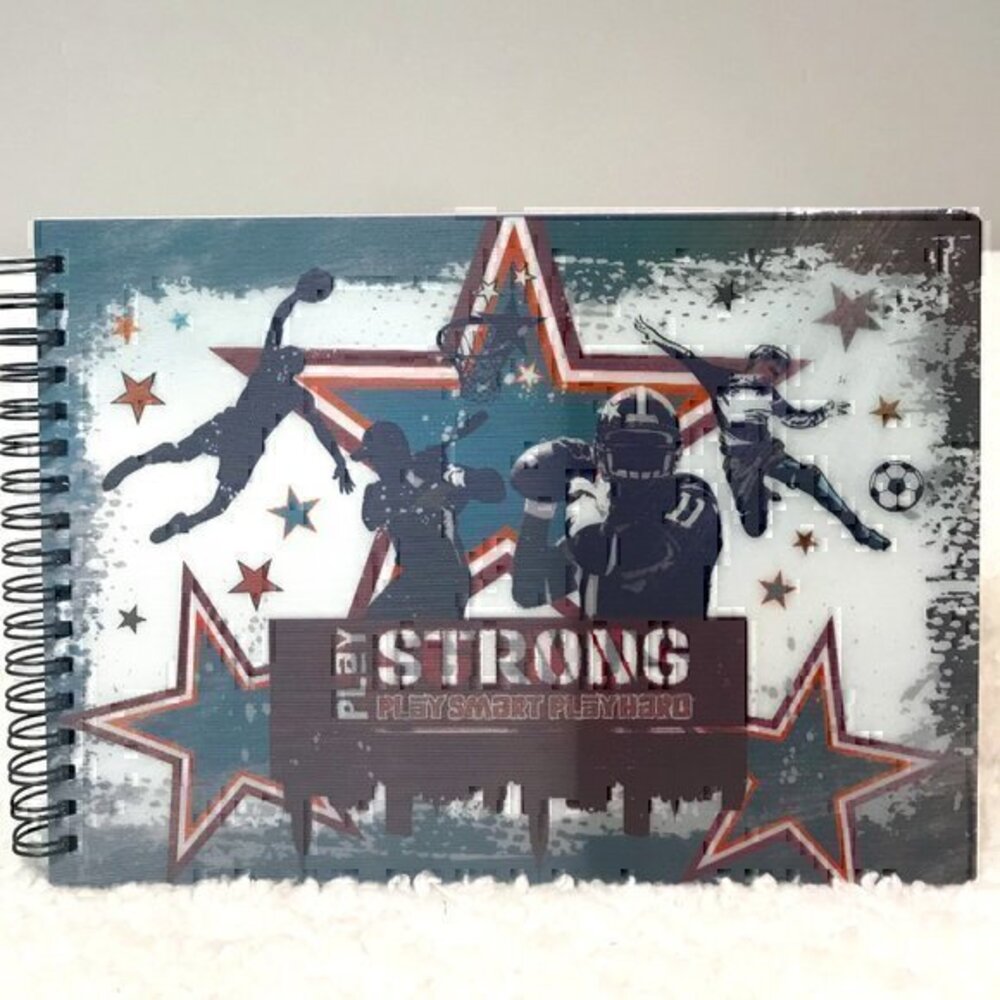 iScream Legends/Play Strong Sports Lenticular Memory Album